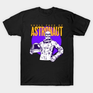 Skull face astronaut T-Shirt